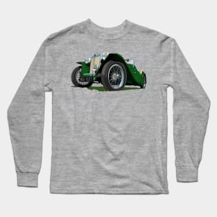 1937 MG Midget in green Long Sleeve T-Shirt